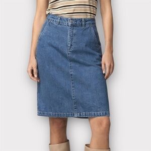 Vintage 90s Lee Casuals Denim Skirt